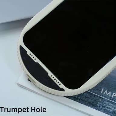 iPhone 15:lle TPU-kuori Tossu-tyyli Tukijalka Antipudotus Puhelinkotelo