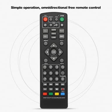 DVB-T2-digisovittimen kaukosäätimen korvaava HDTV Smart TV Box
