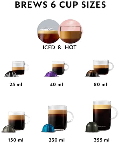 Nespresso Vertuo POP by DeLonghi kapselikeitin arvopakkaus ENV90.B