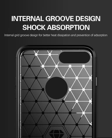 iPhone 8 PLUS Suojakuori Kotelo (Sininen)