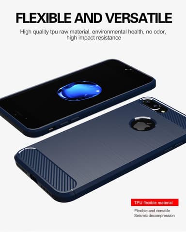 iPhone 8 PLUS Suojakuori Kotelo (Sininen)