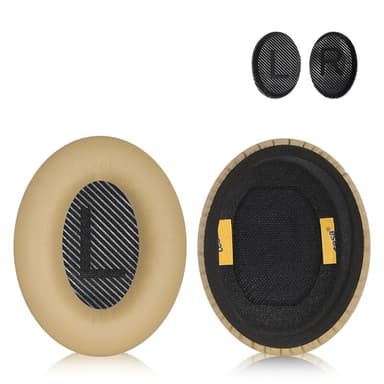 Korvapehmusteiden vaihto Bose QC35 QC35-ii, QC25 1/2 Musta