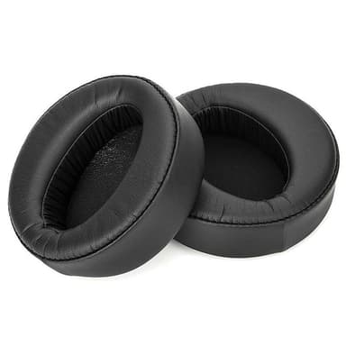 1 pari PU-proteiininahkaista korvatyynyt SONY MDR XB950:lle Musta