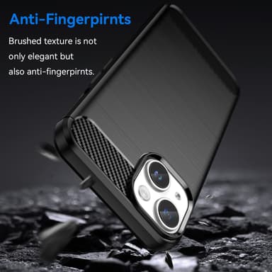 iPhone 14 Suojakuori Kotelo (Musta)