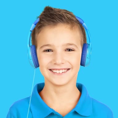 KidsBeat-kuulokkeet enintään 85 dB sininen
