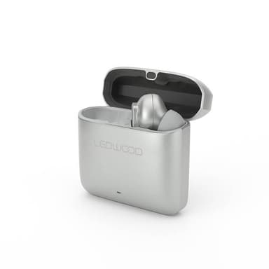 LEDWOOD Headphone Titan TWS True Wireless In-Ear Silver Mic