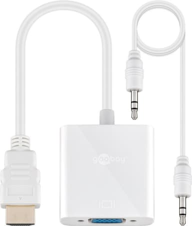 HDMI™/VGA-sovitin, niklattu