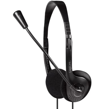 PC-kuulokkeet Stereo mikrofonilla 1x3,5mm liitin