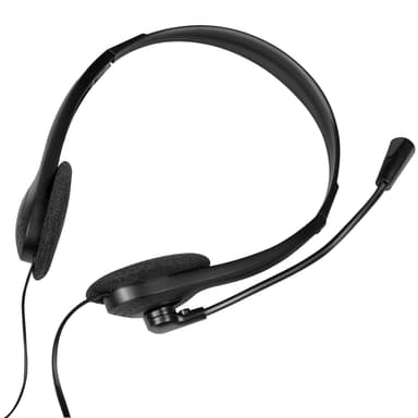 PC-kuulokkeet Stereo mikrofonilla 1x3,5mm liitin