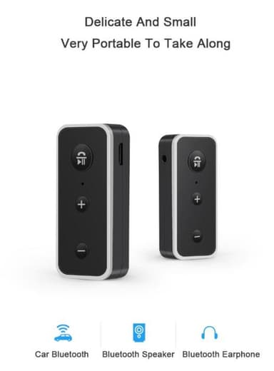 Bluetooth 5.0 -vastaanotin / Aux-autosovitin