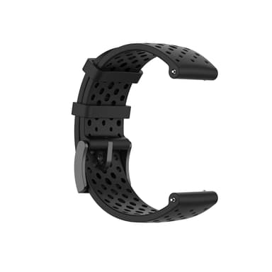 Suunto 7/9 / 9Baro / D5 / Spartan / Fossil Nate / Q ranneke silikoni musta S