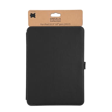 ONSALA COLLECTION Tablet Cover Leather iPad 10,9"" 10th Gen 2022 Black