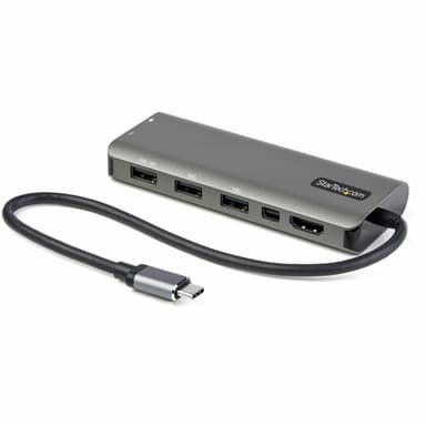 StarTech.com DKT31CMDPHPD, Langallinen, USB 3.2 Gen 1 (3.1 Gen 1) Type-C, 100 W,