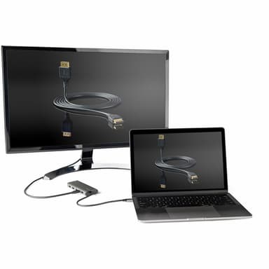 StarTech.com DKT31CMDPHPD, Langallinen, USB 3.2 Gen 1 (3.1 Gen 1) Type-C, 100 W,