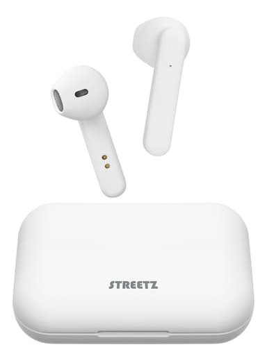 T110 TWS earbuds charging case  BT 5 matte white