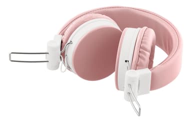 H300 Headphones with microphone, foldable, 3.5 mm, pink