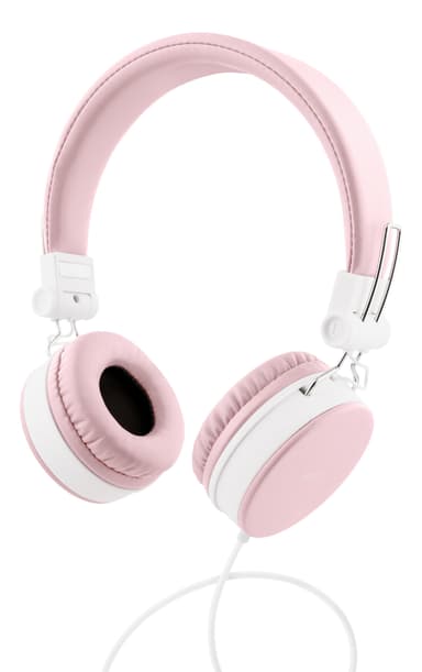 H300 Headphones with microphone, foldable, 3.5 mm, pink