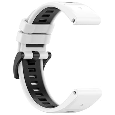 Pikakiinnitys vaakasuorat linjat kaksisävyinen rannekello Garmin Fenixille Sinappi 26 mm
