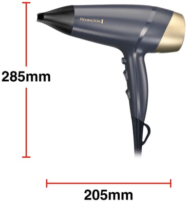 Remington Sapphire Luxe hiustenkuivaaja D5805 (sininen/kulta)
