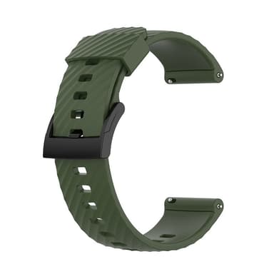 Suunto 7/9/9 Baro / D5 ranneke silikoni armeijanvihreä
