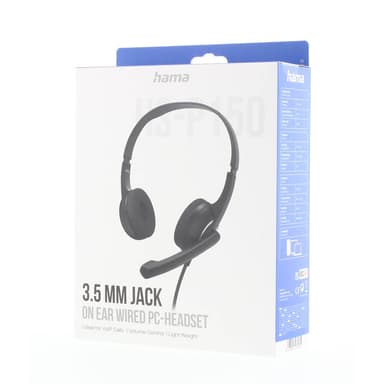 HAMA Headset PC Office Stereo On-Ear HS-P150 V2 Black