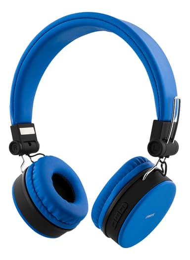 BT200 Foldable on-ear BT headset, 3.5 mm, blue