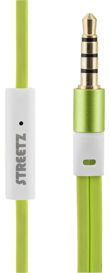 E110 In-ear headset, 1-button remote, 3.5mm, mic, lime gre