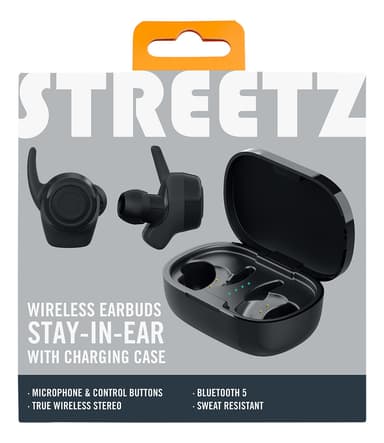 T220 TWS stayinear earbuds charging case BT 5 TWS black