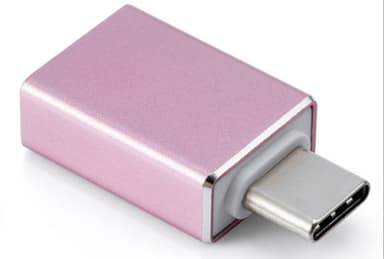 USB-C-sovitin (uros) USB 3.0:aan (naaras) Pinkki