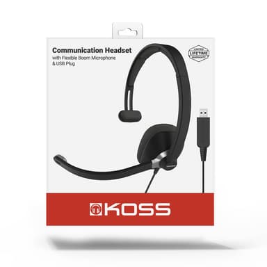 Kuulokkeet CS295 Mono On-Ear Mic USB Musta