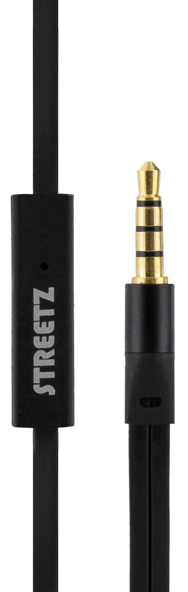 E120 Stayinear headset 1button remote 3.5mm mic black