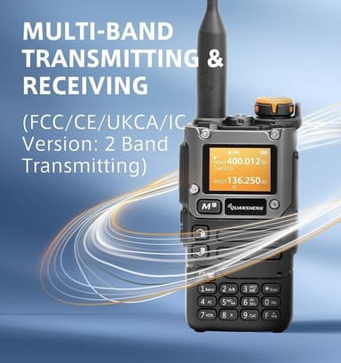 UV-K5 Plus 1600 mAh 2-tieradio, radiopuhelin antennilla