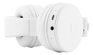 BT200 Foldable on-ear BT headset, 3.5 mm, white