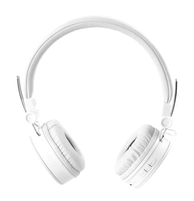 BT200 Foldable on-ear BT headset, 3.5 mm, white