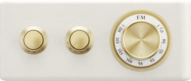 Sangean RA-101 Bluetooth retroradio med TWS - Vit