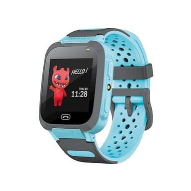 Maxlife Smartwatch med silikonarmband för barn, Blå, 2G