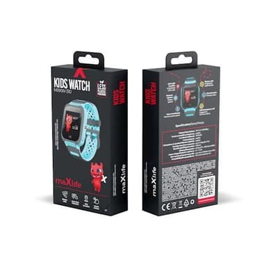 Maxlife Smartwatch med silikonarmband för barn, Blå, 2G