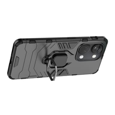 SKALO OnePlus Nord 3 5G / Ace 2V Armor Hybridi metallirengas kuori - Musta
