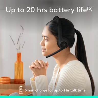 Logitech Zone 300 langattomat kuulokkeet (grafiitti)