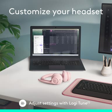 Logitech Zone 300 langaatomat kuulokkeet (ruusu)