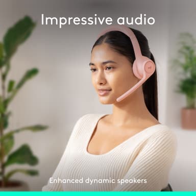 Logitech Zone 300 langaatomat kuulokkeet (ruusu)