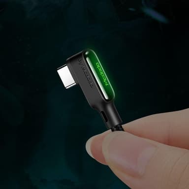 Mcdodo CA-7520 USB C–USB vino kaapeli nopeaan lataukseen ja synkronointiin, LED, 1,2 m