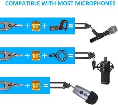 Mikrofonisovitin 3/8”–5/8”