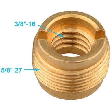 Mikrofonisovitin 3/8”–5/8”