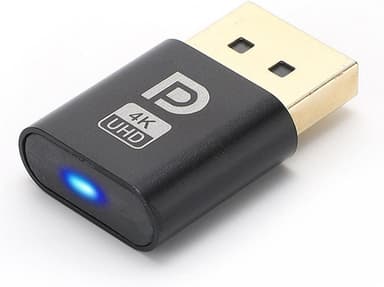 NÖRDIC valepistoke Displayport, 4K-näyttöemulaattori