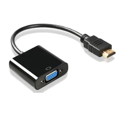 NÖRDIC HDMI–VGA-sovitin, 10 m kaapeli