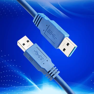 NÖRDIC USB3.1-kaapeli tyyppi A uros–tyyppi A uros, 5 Gb/s, 3 m, USB3.0