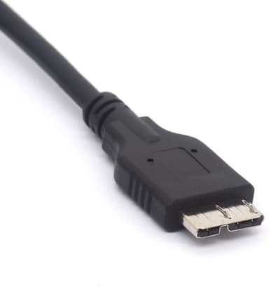 NÖRDIC USB C - USB Micro B -kaapeli 2 m, 3.2 Gen 1 ulkoiselle kiintolevylle