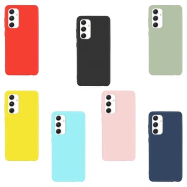 SKALO Samsung A35 5G Ultraohut TPU-kuori - Keltainen