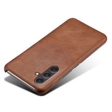 SKALO Samsung A35 5G PU-nahkainen Suojakuori - Ruskea